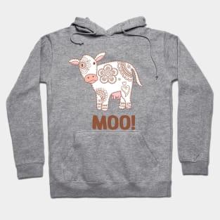 Paisley Cow Print - Moo Hoodie